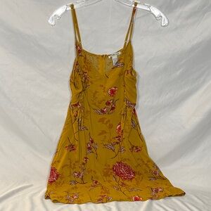 Charlotte Russe Floral Yellow Dress